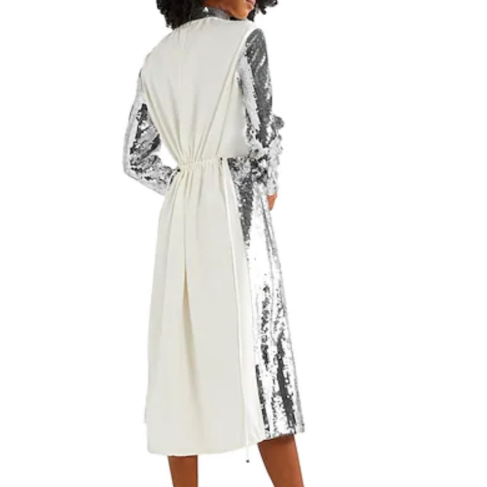Tibi Ivory/Gold midi NWT XS high neck - Picture 11 of 11